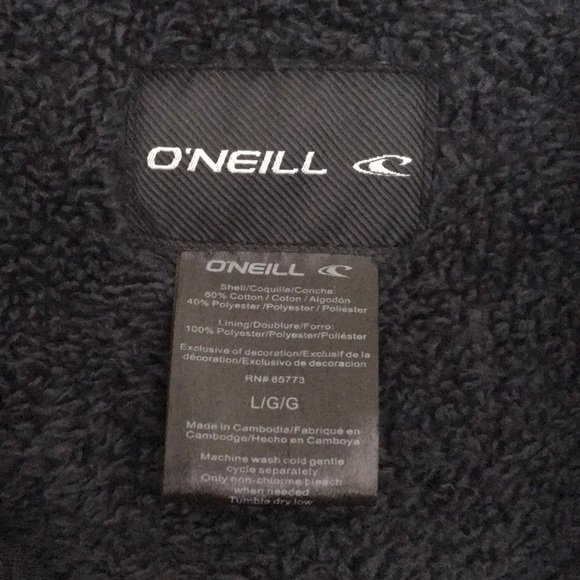 O’Neill zip hoodie! New no tags! Size L! - Picture 2 of 3